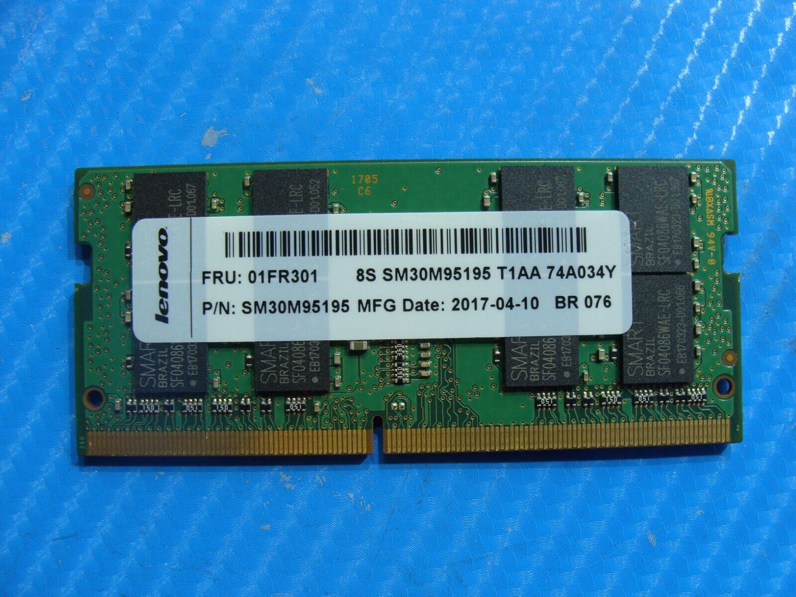 Lenovo 520-14IKB Smart 8GB 2Rx8 PC4-2400T Memory RAM SO-DIMM 01FR301