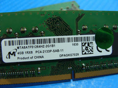 Dell 7510 Micron 8GB (2x4GB) PC4-2133P Memory RAM SO-DIMM MTA8ATF51264HZ-2G1B1