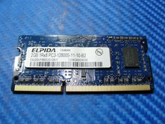 MacBook Pro A1278 Elpida 2GB PC3-12800S SO-DIMM Memory RAM EBJ20UF8BDU0-GN-F - Laptop Parts - Buy Authentic Computer Parts - Top Seller Ebay