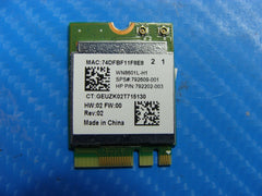 HP 15.6" 15-af131dx OEM Laptop Wireless WiFi Card 792609-003 