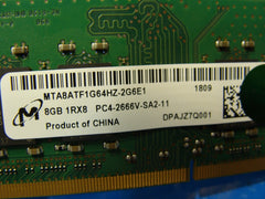 Acer AN515-53-52FA So-Dimm Micron 8GB Memory Ram PC4-2666V MTA8ATF1G64HZ-2G6E1