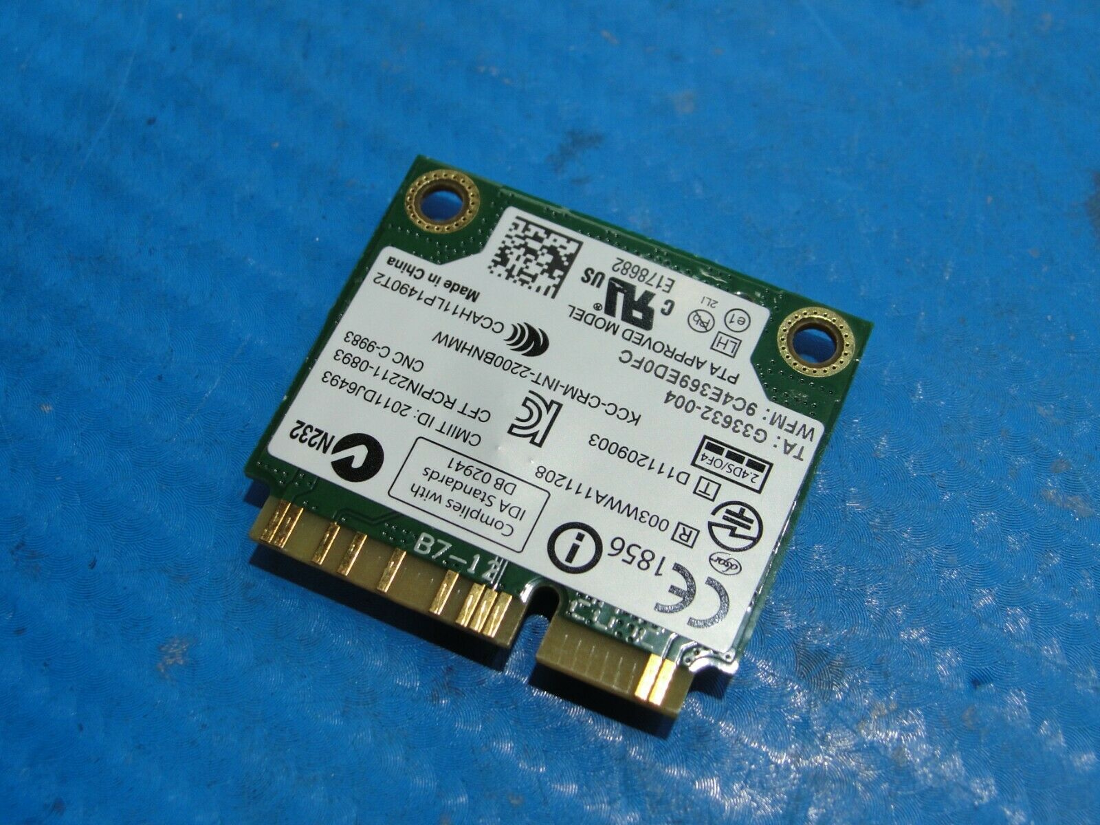 Intel(R) Centrino(R) Wireless WIFI Card Wireless-N 2200 2200BNHMW 60Y3295 - Laptop Parts - Buy Authentic Computer Parts - Top Seller Ebay