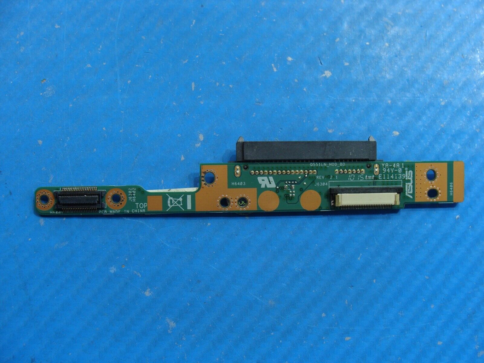 Asus Q551LN-BSI708 15.6 Hard Drive Connector Board 60NB0690-HD1040-210