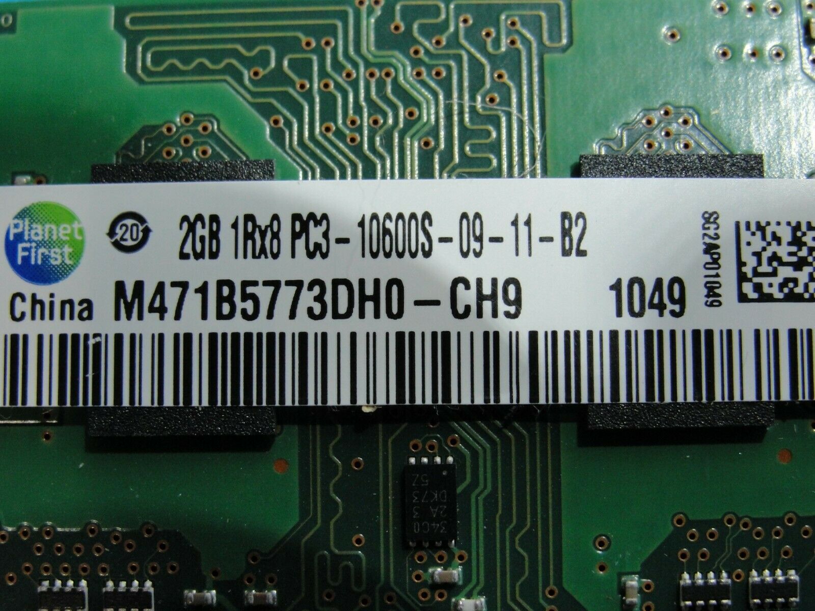 Lenovo 12.1 X201 Samsung SIDIMM RAM Memory 2GB M471B5773DH0-CH9 55Y3713 Samsung