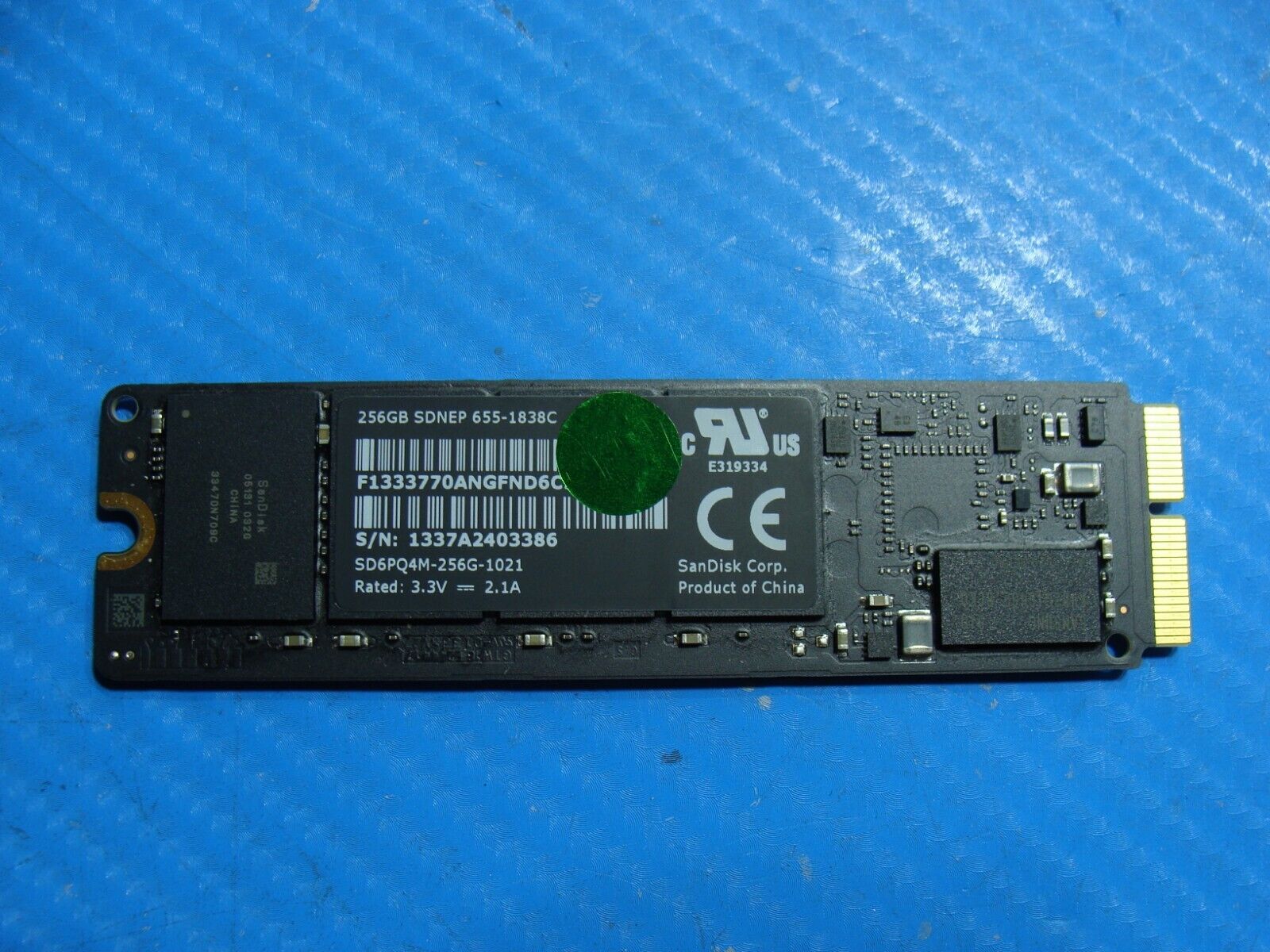 MacBook  A1446 SanDisk 256Gb SSD Solid State Drive SD6PQ4M-256G-1021H 655-1838C