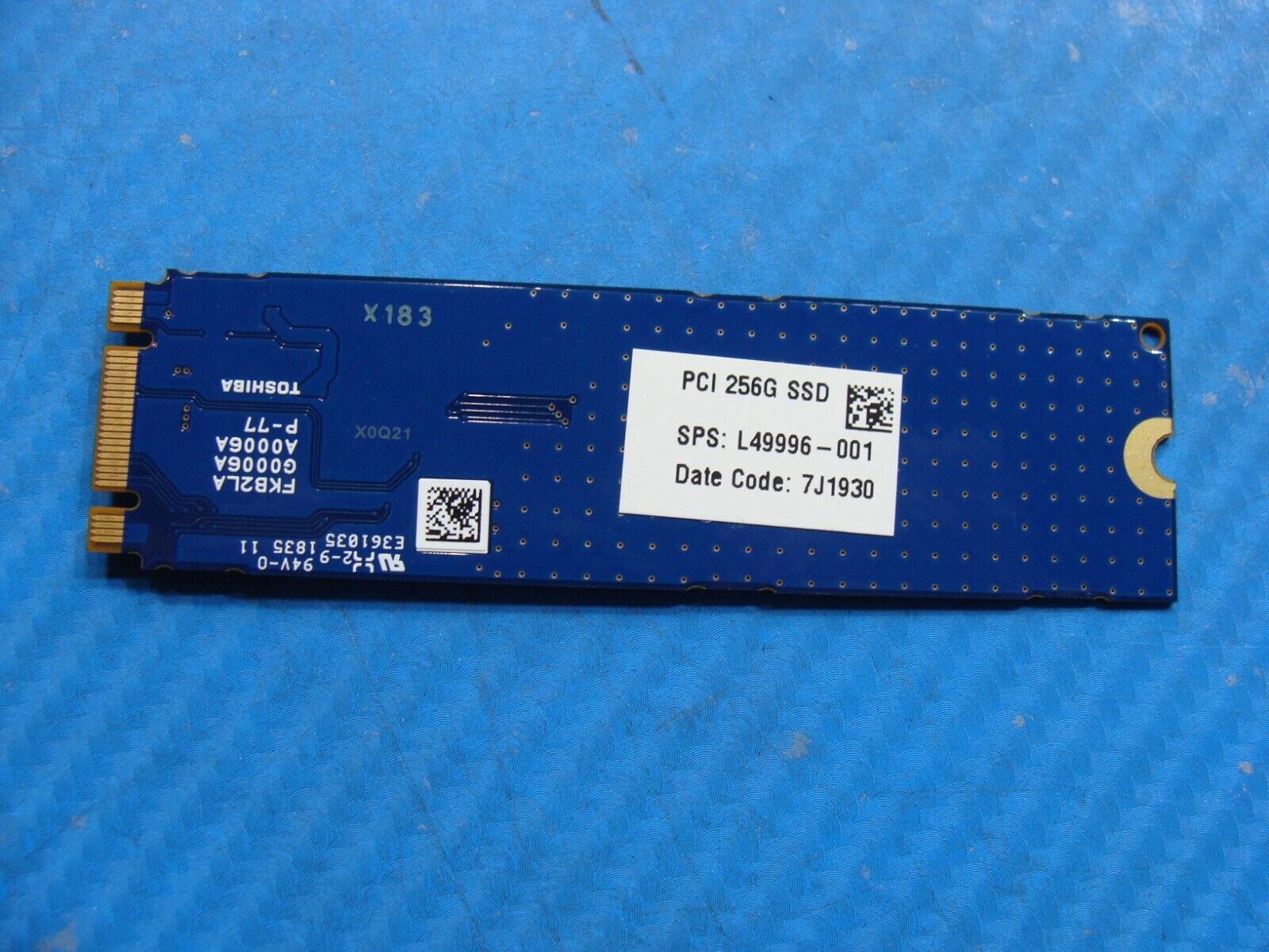 HP 250 G7 Toshiba 256GB NVMe M.2 SSD Solid State Drive KBG30ZMV256G L22028-002