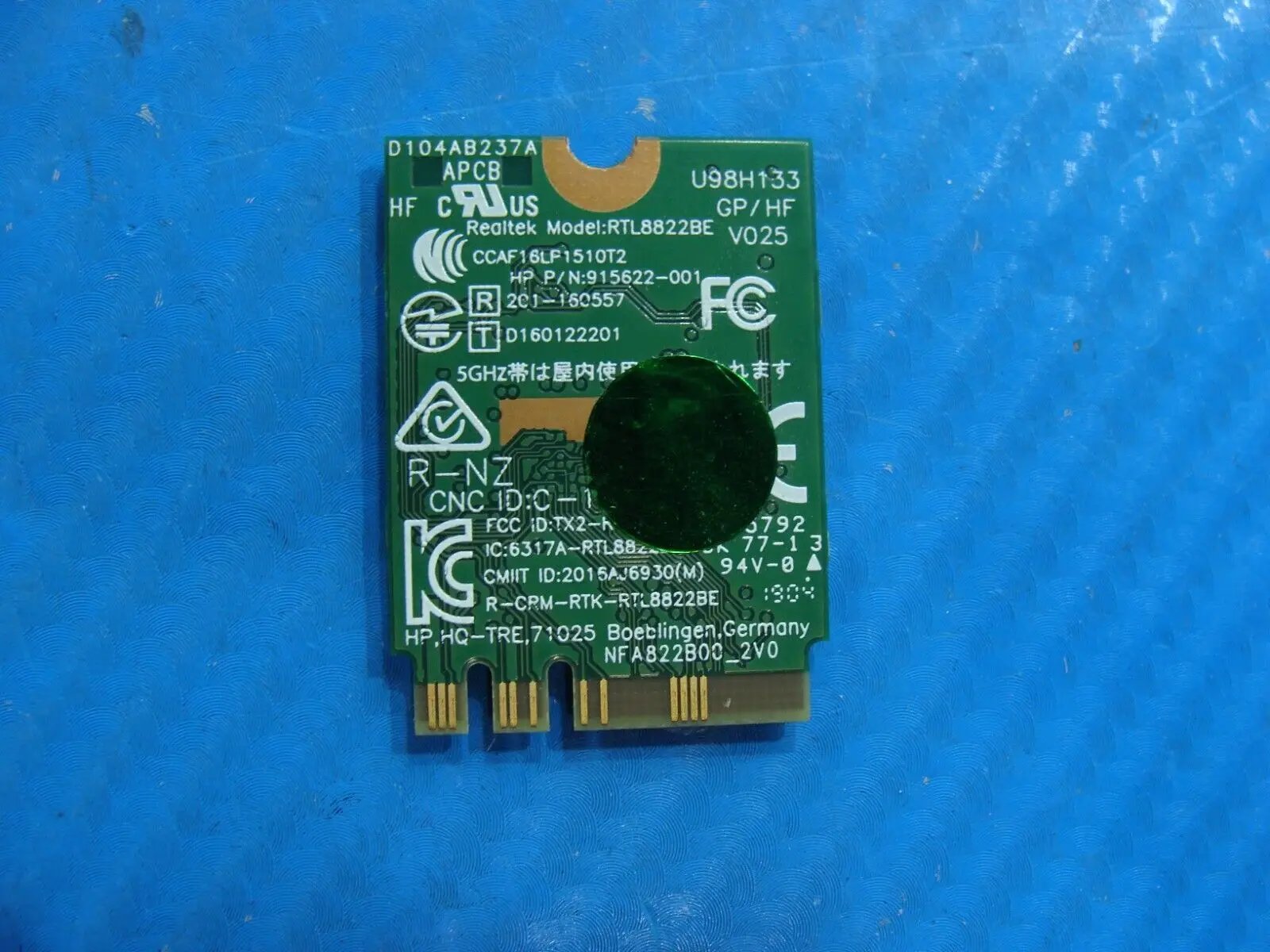 HP Pavilion 15.6” 15-cs2013ms Wireless WiFi Card RTL8822BE 915622-001 915623-001