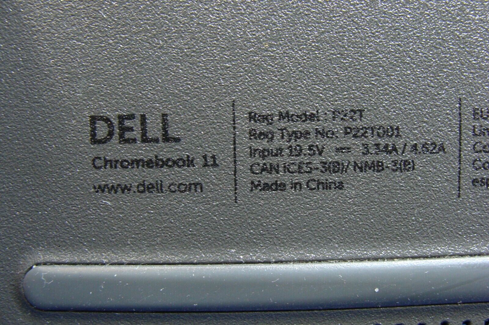 Dell Chromebook 11 3120 11.6 Genuine Laptop Bottom Case Base Cover XYYH3