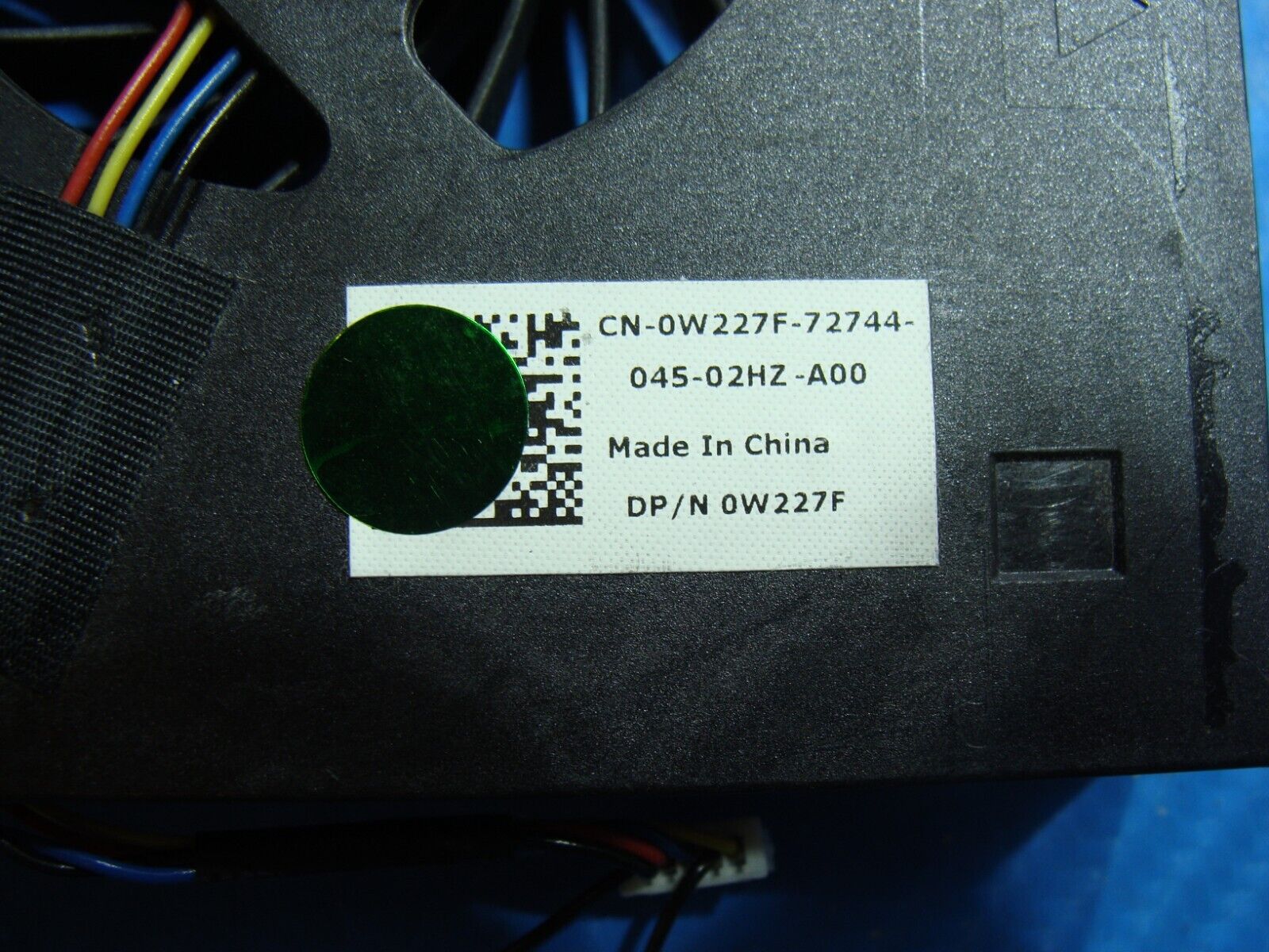 Dell Precision 17.3” M6500 OEM Laptop CPU Cooling Fan w/Heatsink W06F5 W227F