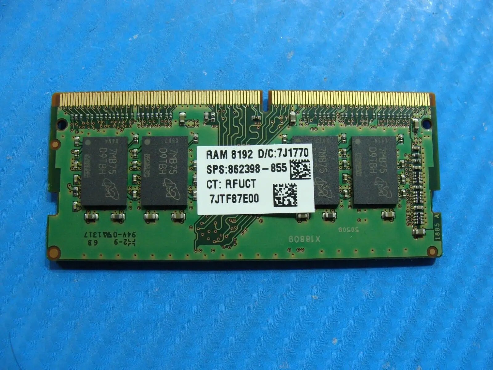 HP 15-bw032wm So-Dimm Micron 8GB 1Rx8 Memory RAM PC4-2400T MTA8ATF1G64HZ-2G3E1