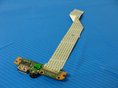 HP 15.6" 15-f305dx Genuine Laptop USB Audio Port Board w/Cable DA0U83TB6E0