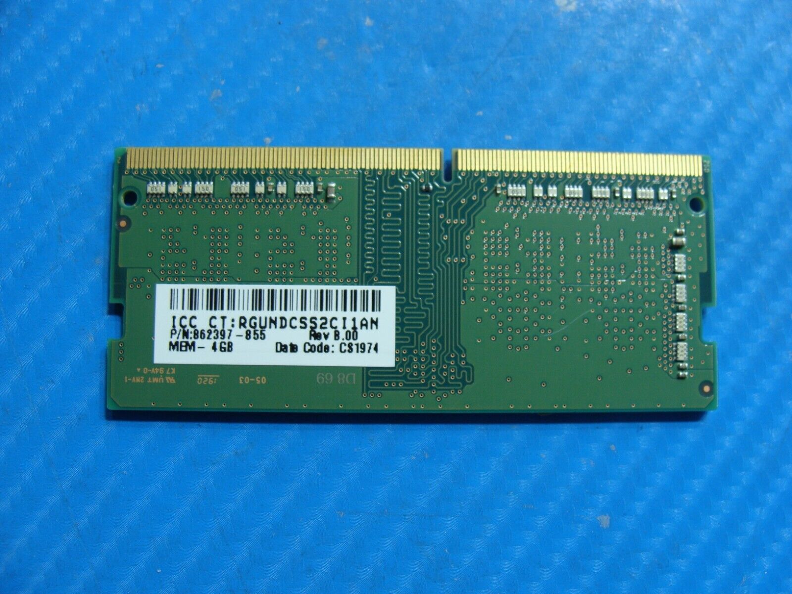 HP 14-cf0006dx So-Dimm Samsung 4GB 1Rx16 Memory PC4-2666V M471A5244CB0-CTD