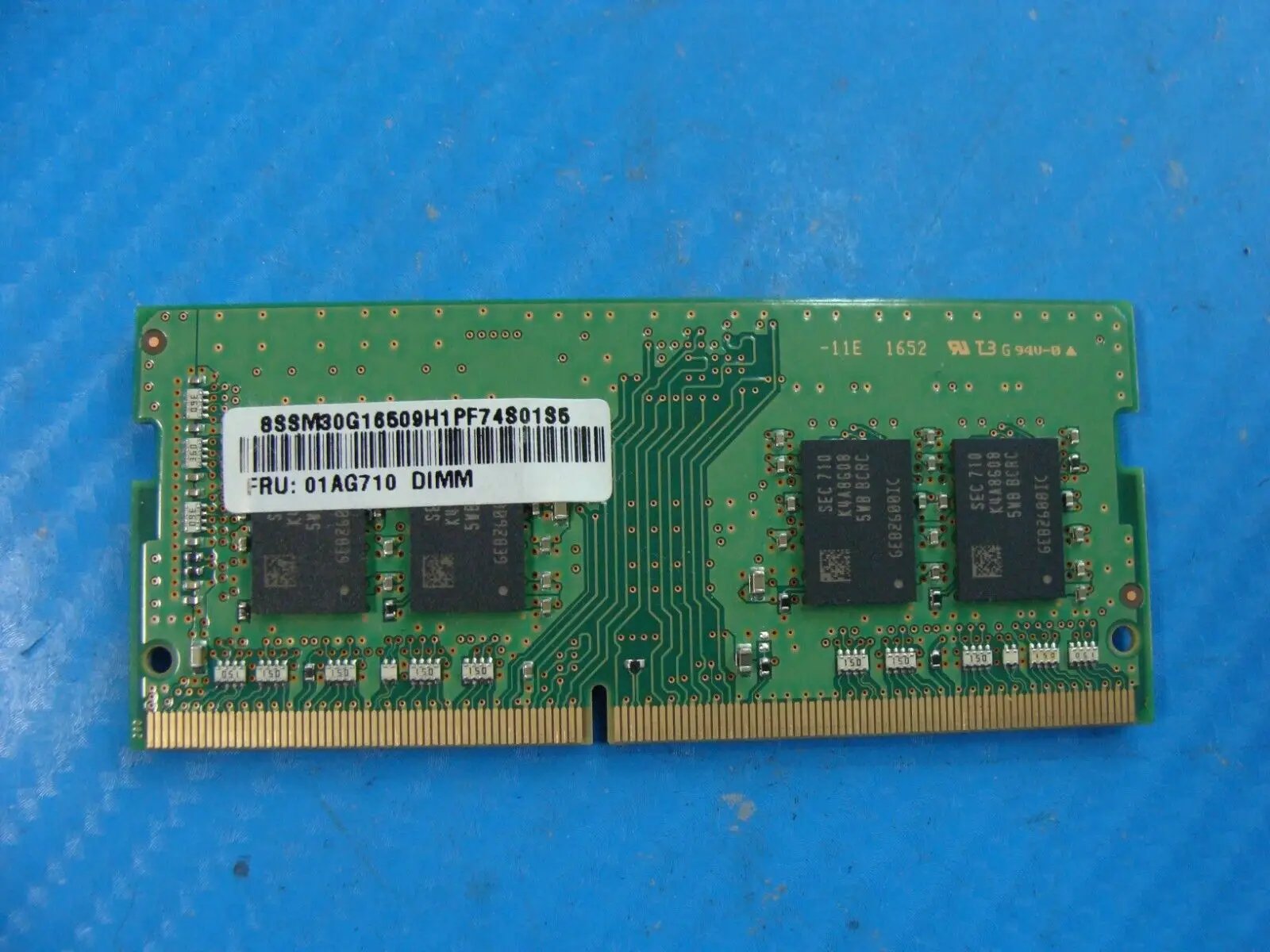 Lenovo E470 So-Dimm Samsung 8GB 1Rx8 Memory RAM PC4-2400T M471A1K43BB1-CRC