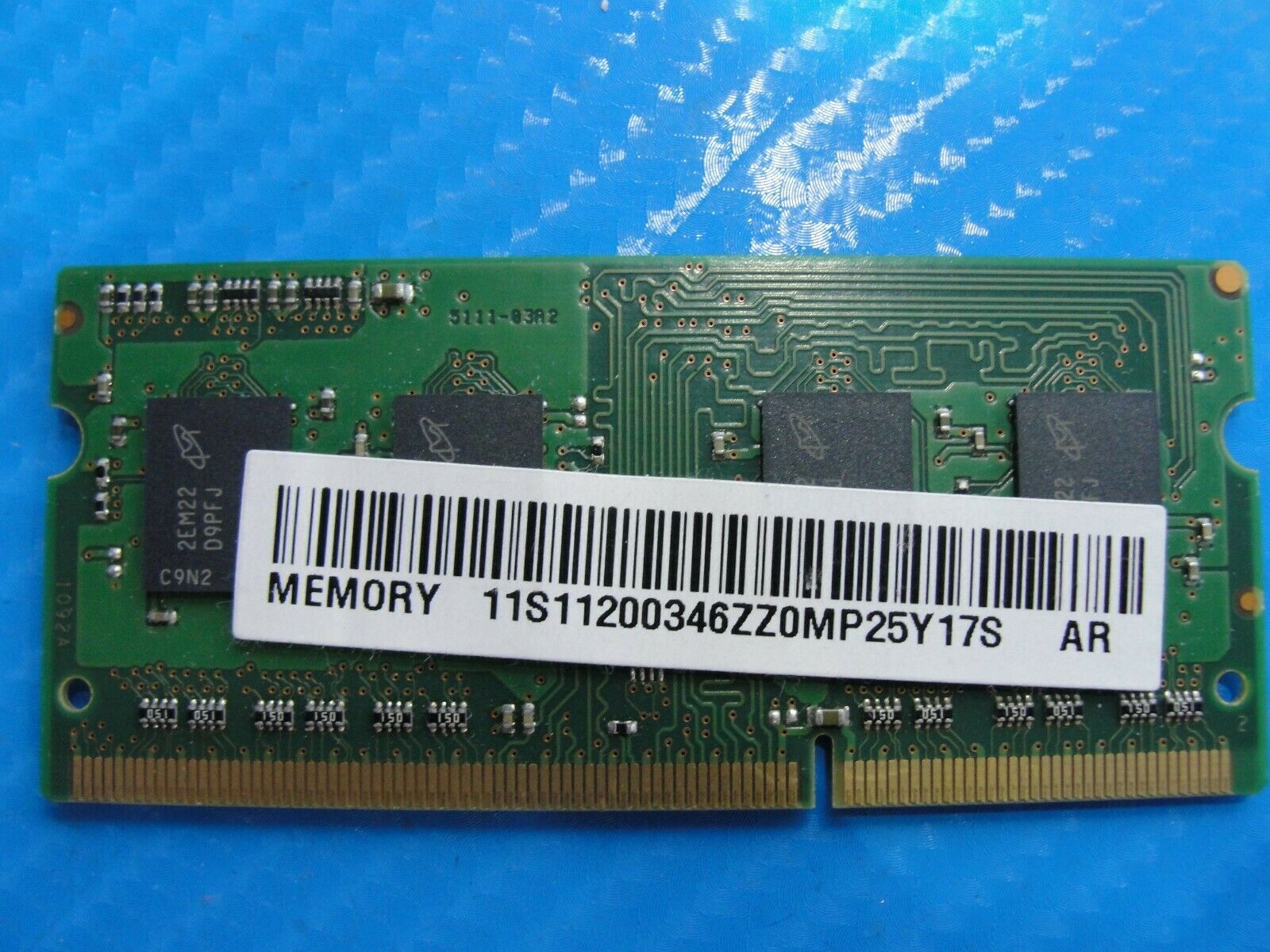 Lenovo Y580 SO-DIMM Micron 2GB Memory PC3L-12800S-11-11-B2 MT8KTF25664HZ-1G6M1 - Laptop Parts - Buy Authentic Computer Parts - Top Seller Ebay