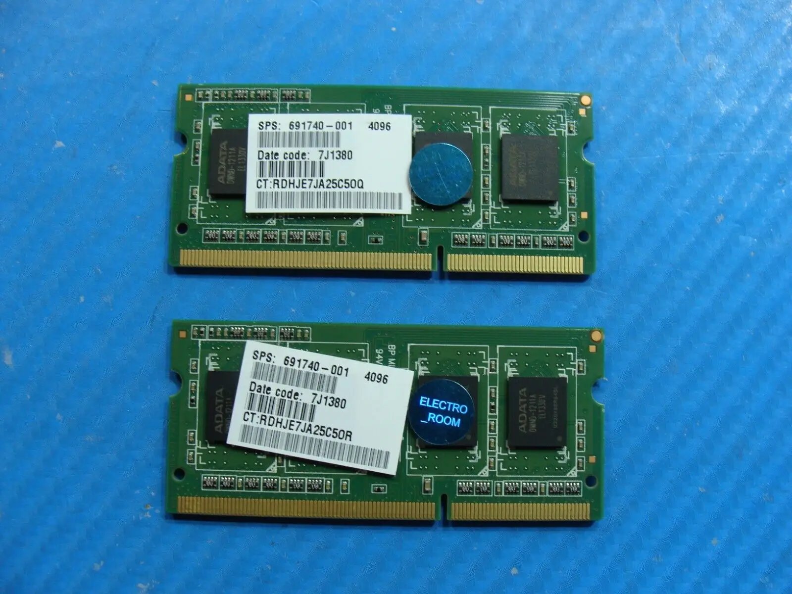 HP m6-k025dx So-Dimm Adata 8GB 2x4Gb 1Rx8 Memory PC3L-12800S AM1L16BC4R1-B1GS