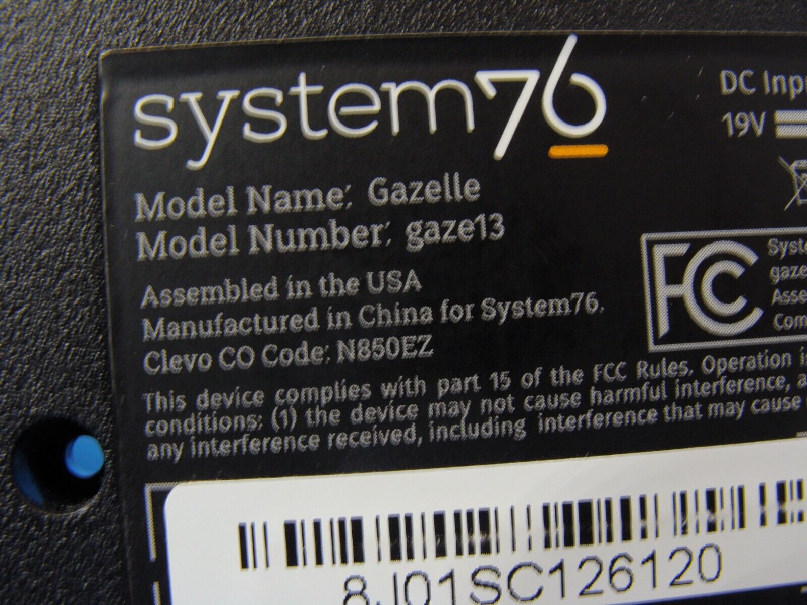 System76 Gaze13 15.6