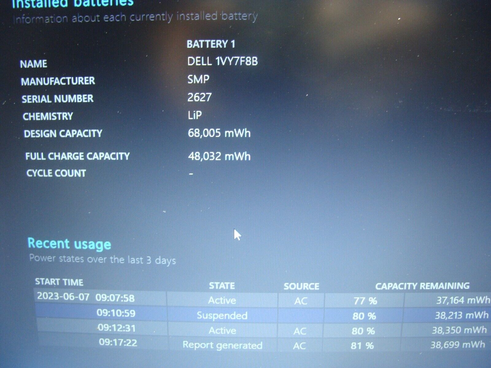 EXCELLENT BATTERY Dell Latitude 5401 14