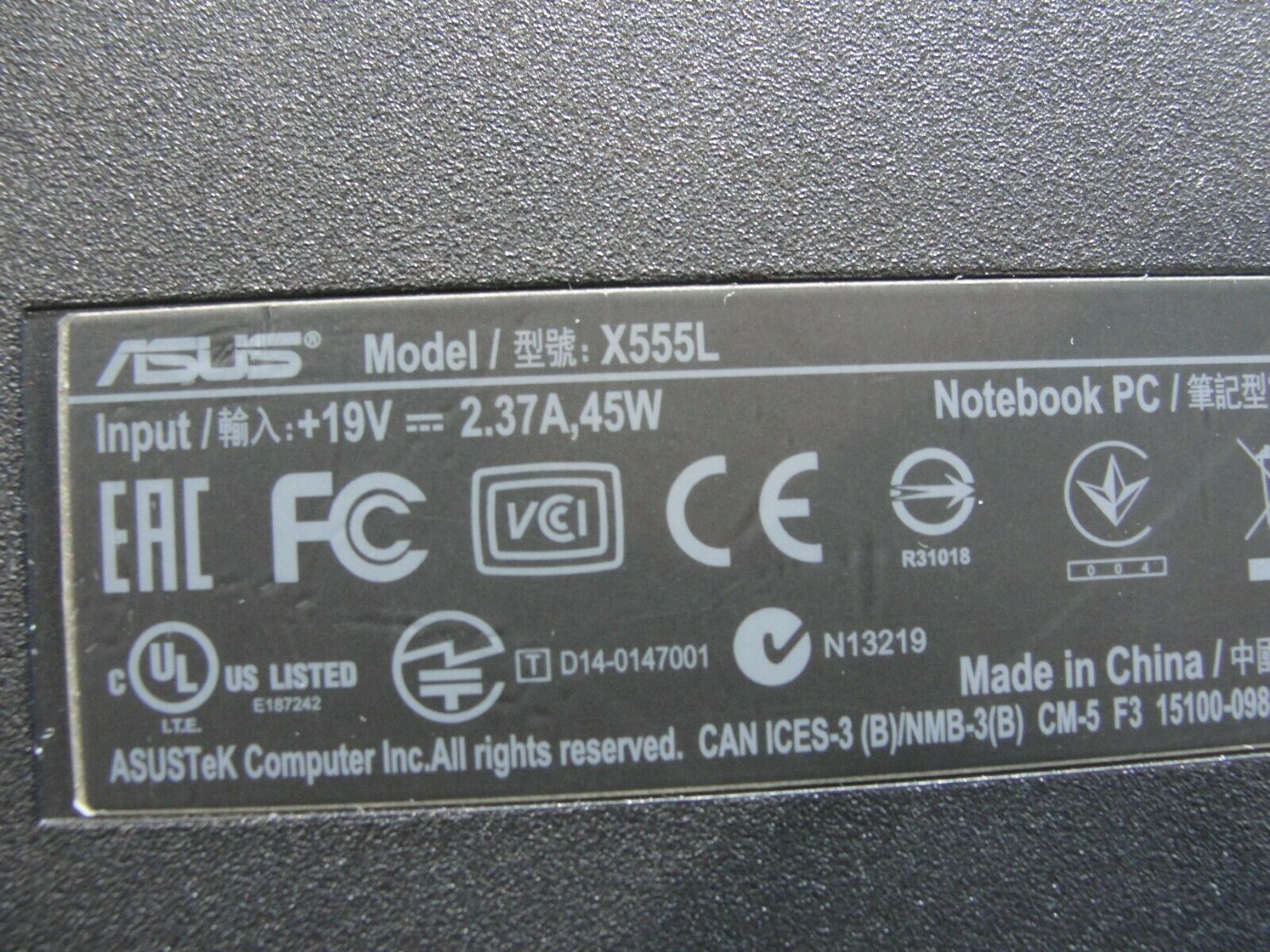 Asus 15.6