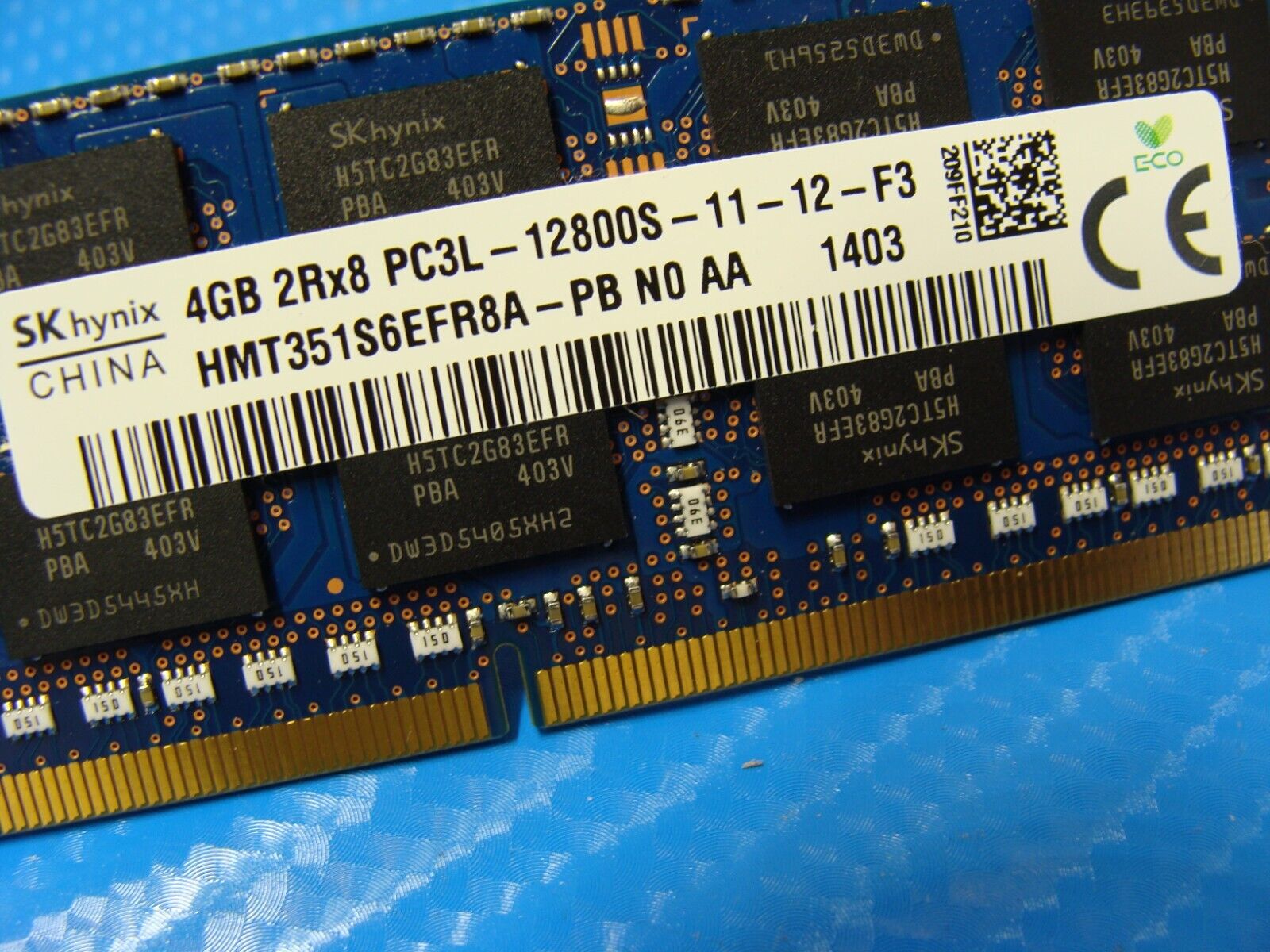 Dell 7537 SK Hynix 8GB (2x4GB) PC3L-12800S Memory RAM SO-DIMM HMT351S6EFR8A-PB