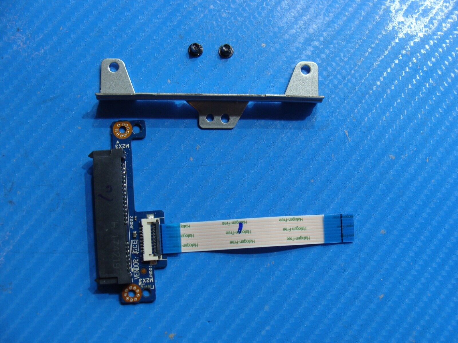 HP 15.6” 15-bs016cg HDD Hard Drive Caddy w/Connector Screws LS-E793P NBX00026F00