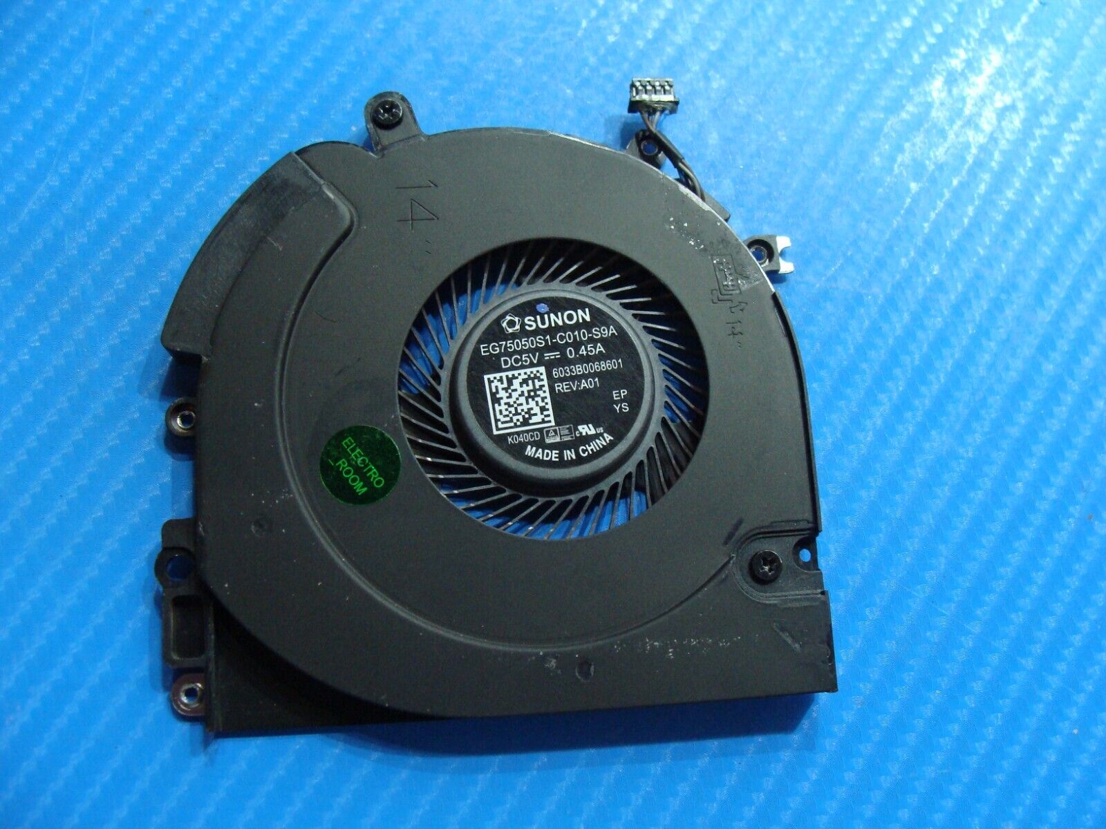 HP EliteBook 14” 745 G6 Genuine Laptop CPU Cooling Fan 6033B0068601