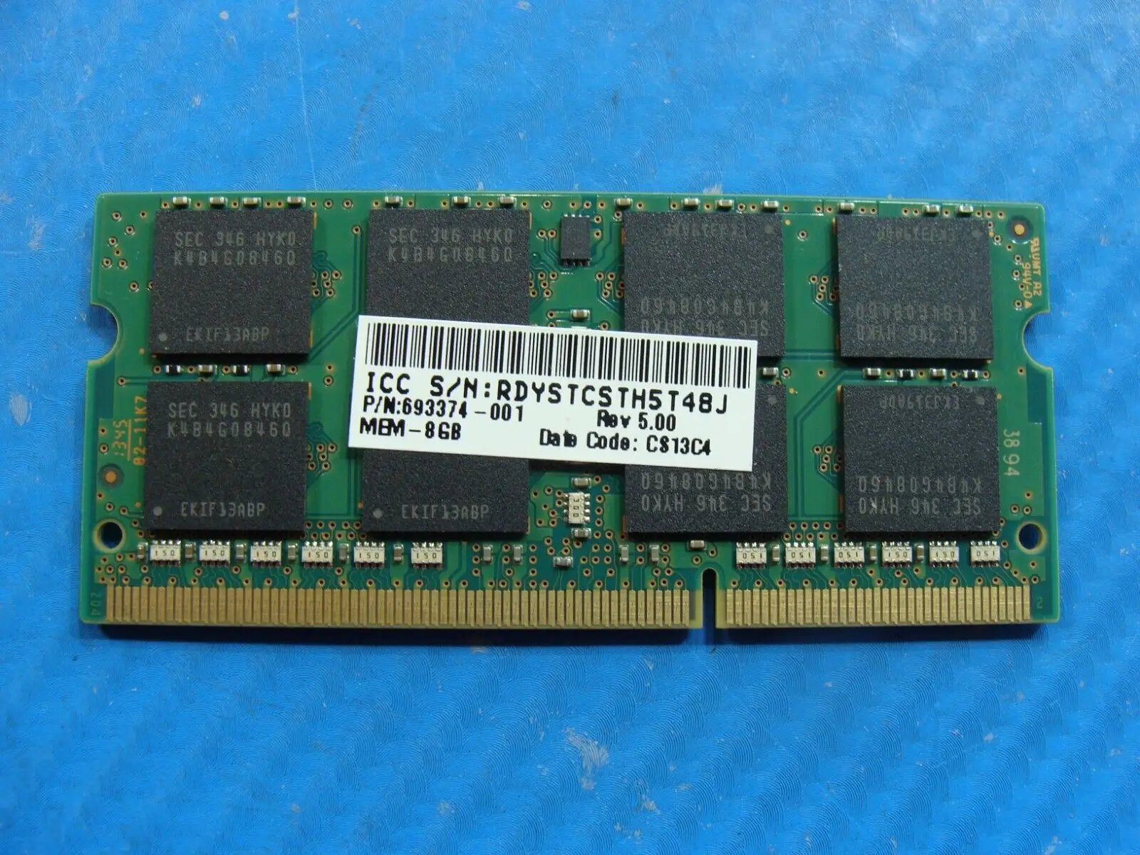 HP 15t-j100 Samsung 8GB 2Rx8 PC3L-12800S Memory RAM SO-DIMM M471B1G73QH0-YK0