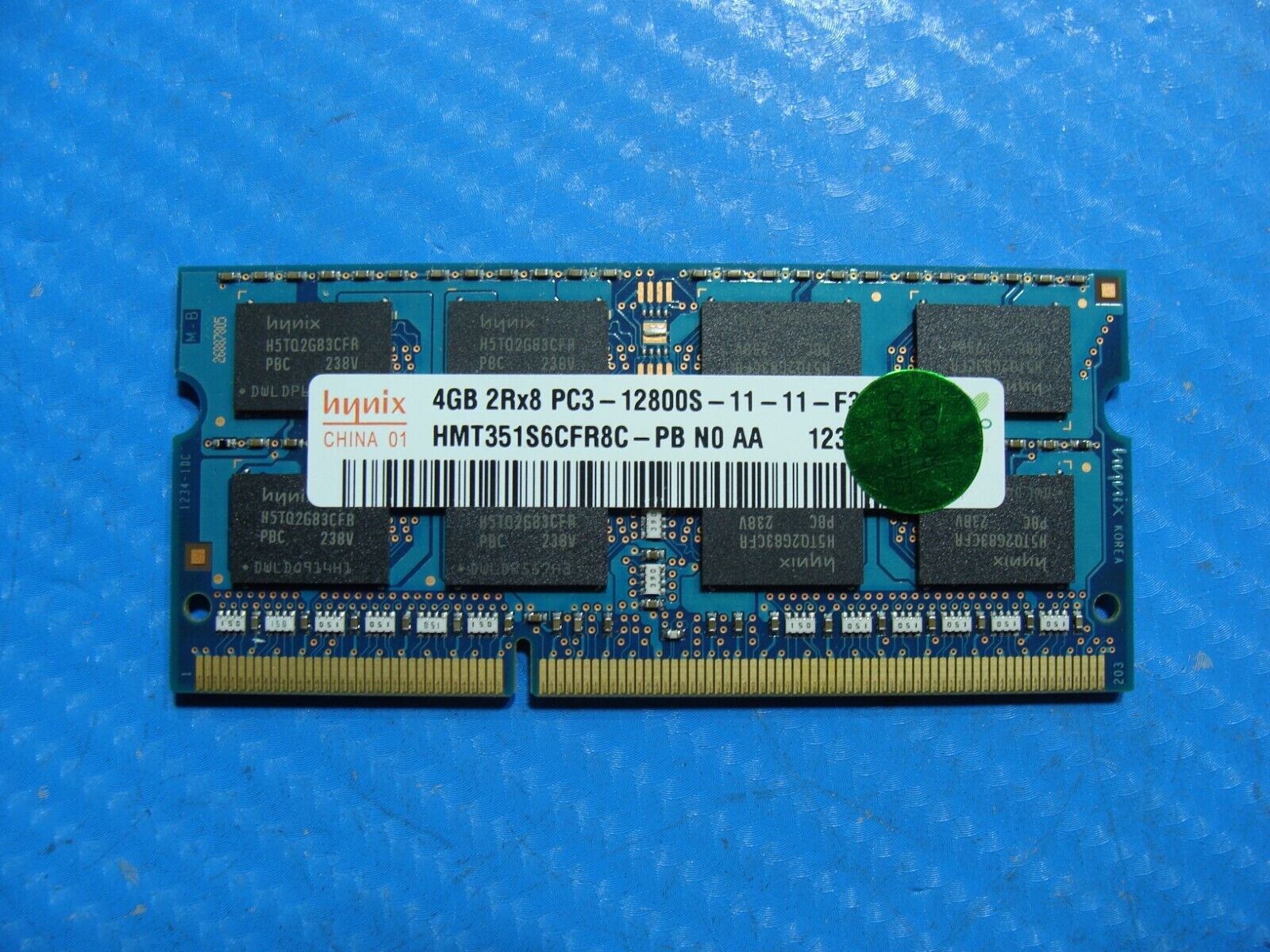 Asus N56DP Hynix 4Gb 2Rx8 PC3-12800S Memory RAM SO-DIMM HMT351S6CFR8C-PB