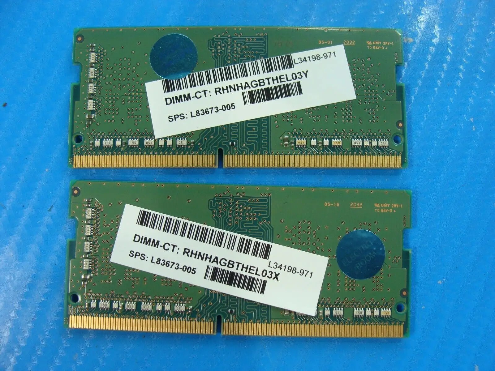 HP 15-ds1086nr So-Dimm Samsung 8GB 2x4GB Memory RAM PC4-3200AA M471A5244CB0-CWE