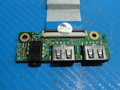 Dell Inspiron 15 3558 15.6" Genuine Dual USB Audio Port Board w/Cable C2G6K #3 Dell