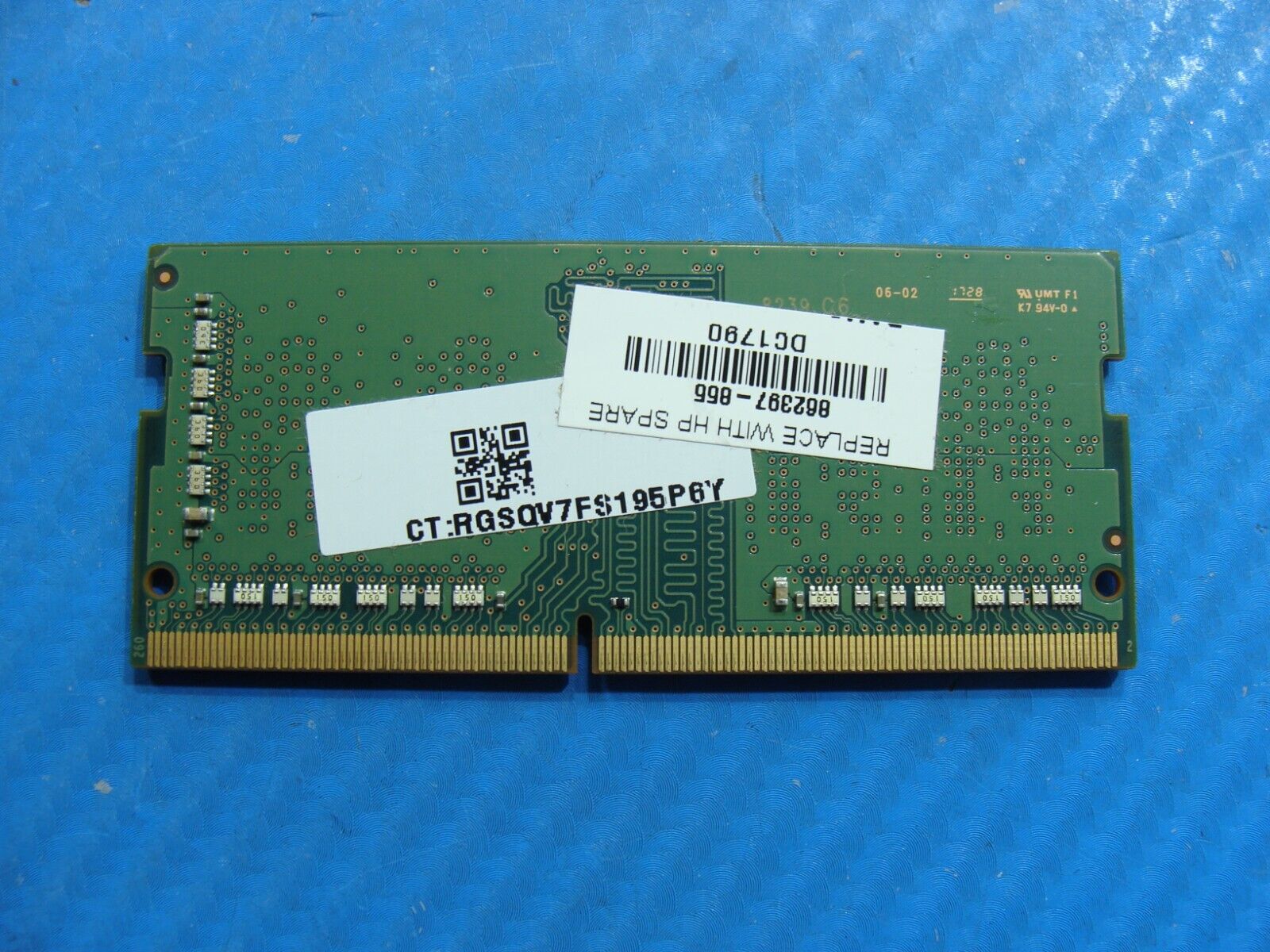 Dell G3 15 3579 Samsung 4GB 1Rx16 PC4-2400T Memory RAM SO-DIMM M471A5244CB0-CRC