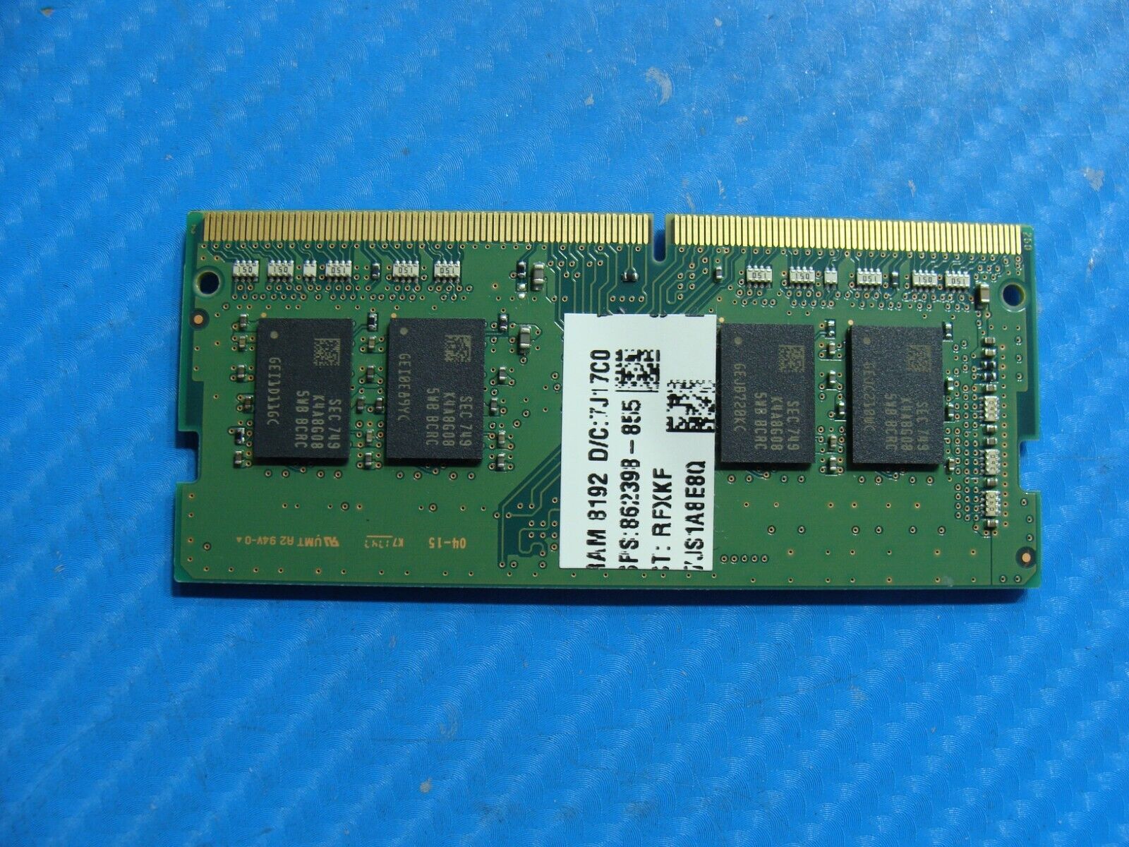 HP 15-bs013dx Samsung 8GB PC4-2400T Memory RAM SO-DIMM M471A1K43BB1-CRC