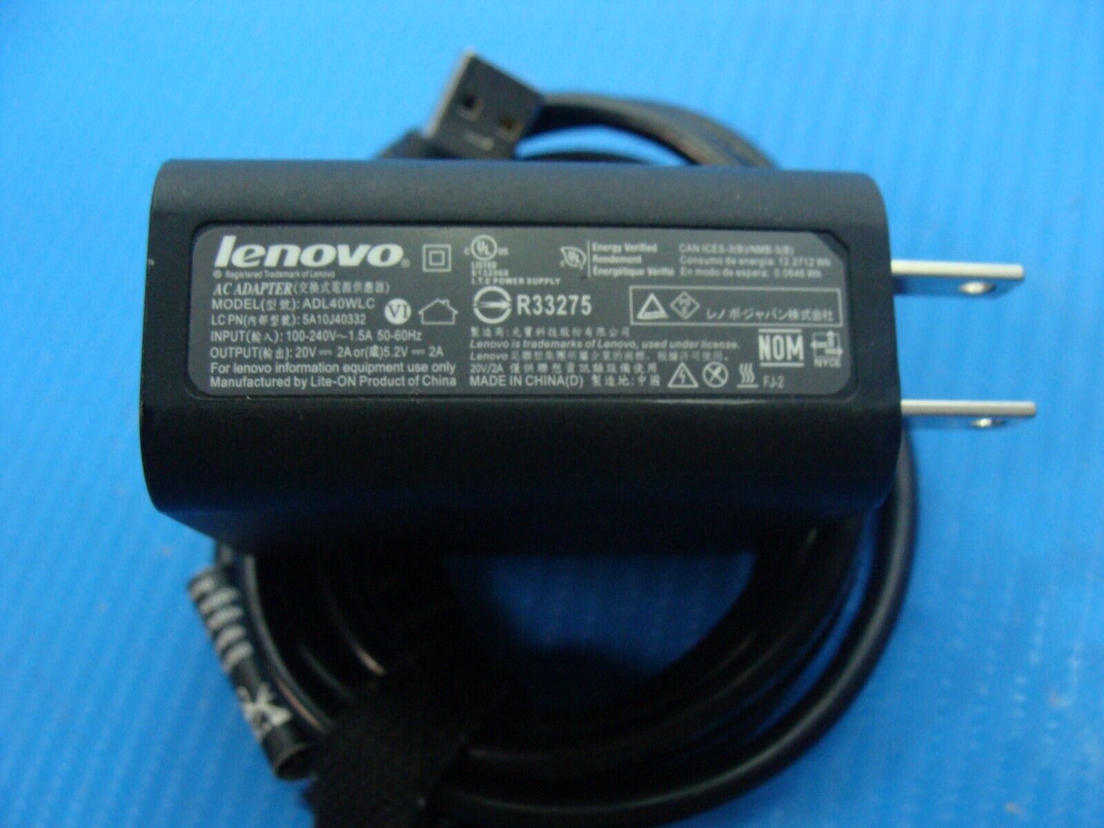 40W Charger For Lenovo  ADL40WCC ADL40WDB ADL40WDA ADL40WLC 5A10J40332 36200563