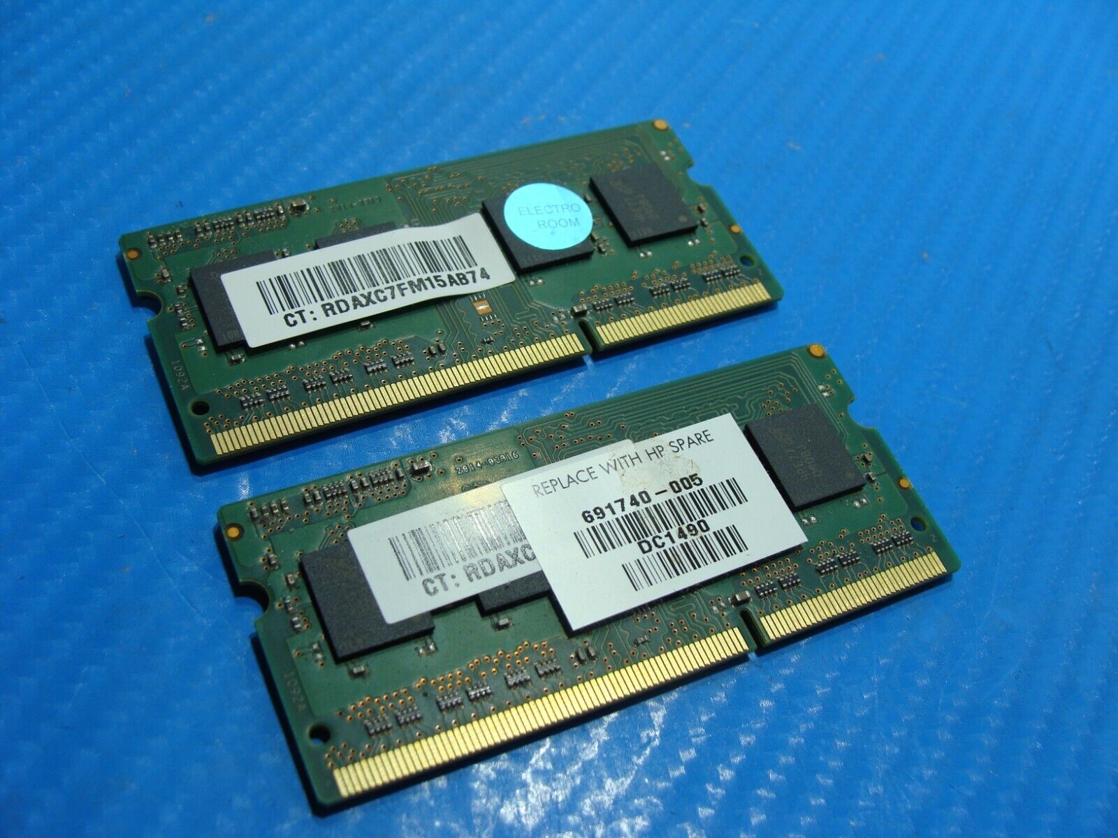 HP 15-u010dx Micron 8GB (2x4GB) 1Rx8 Memory RAM SO-DIMM MT8KTF51264HZ-1G6E1