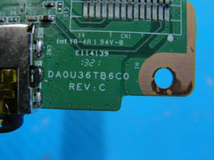 HP TS 15.6" 15-b129wm OEM Laptop USB Audio Port Board w/ Cable DA0U36TB6C0 HP