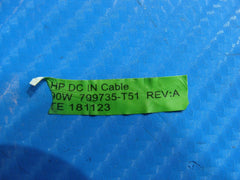 HP 17.3" 17-by0031cy Genuine Laptop DC IN Power Jack w/Cable 799735-T51