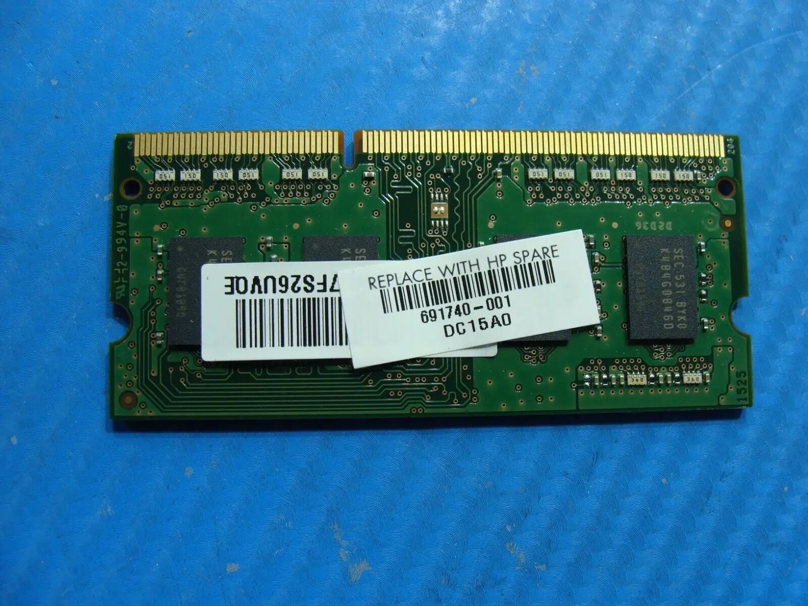 HP 15-f271wm Samsung 4GB 1Rx8 PC3L-12800S Memory RAM SO-DIMM M471B5173DB0-YK0