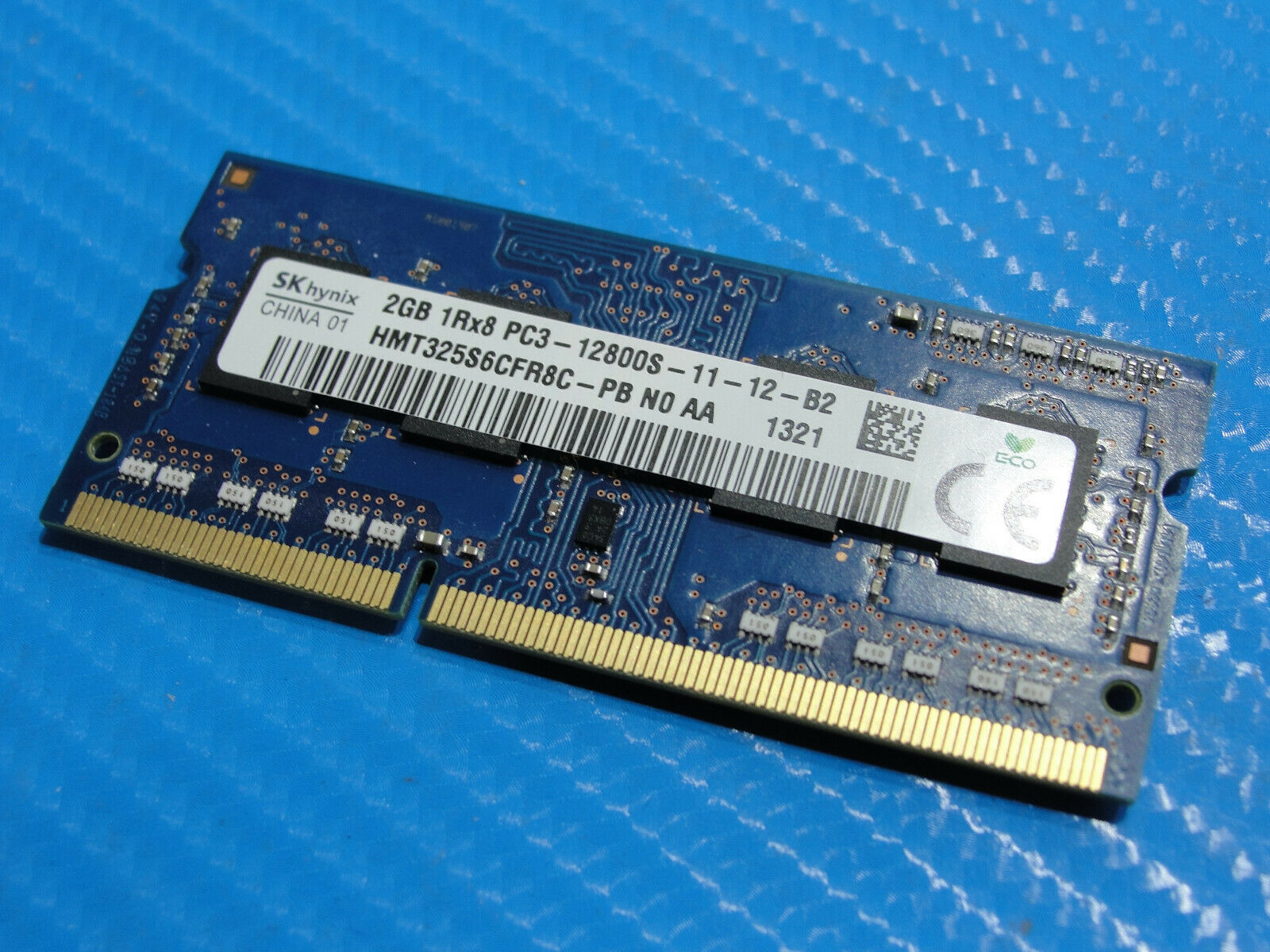 Lenovo P500 Laptop Hynix 2GB Memory Ram PC3-12800S-11-12-B2 HMT325S6CFR8C-PB Hynix