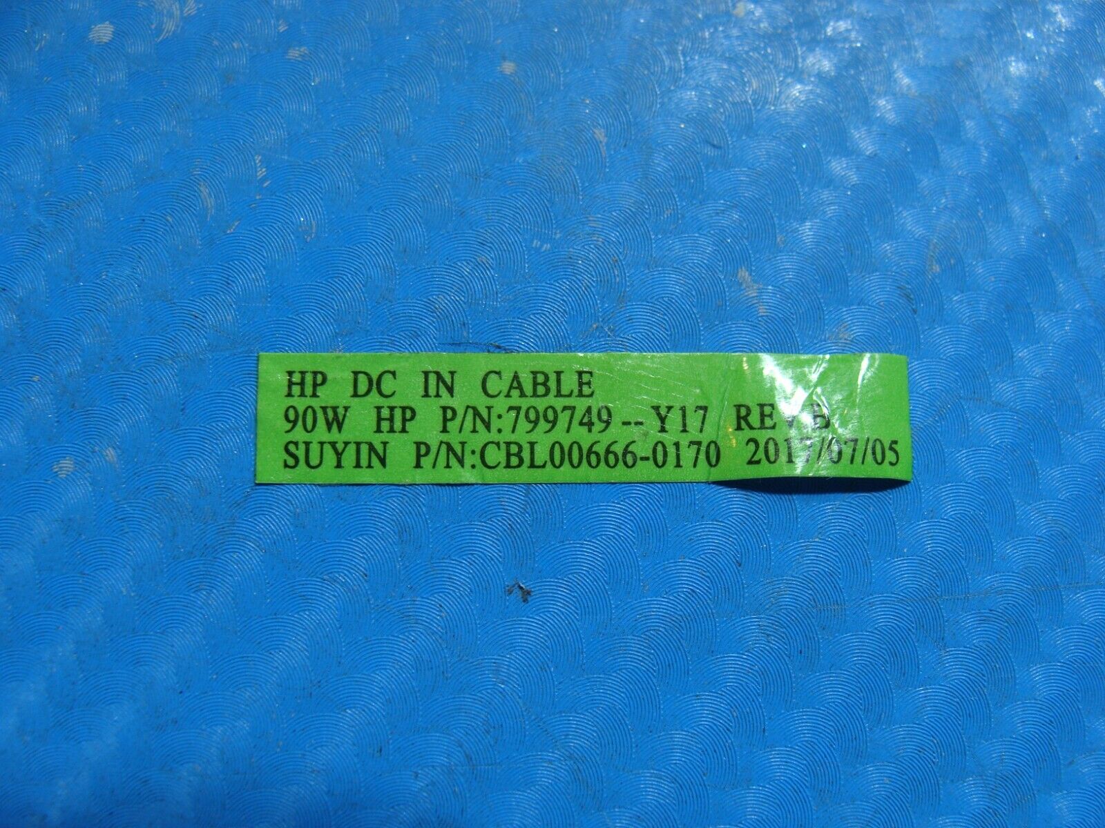 HP 17.3” 17-bs020nr Genuine Laptop DC IN Power Jack w/Cable 799749-Y17