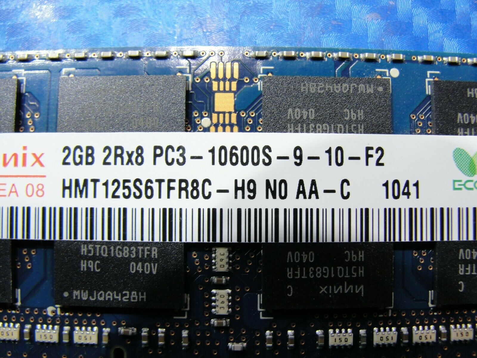 iMac A1312 Laptop Hynix 2GB Memory PC3-10600S-9-10-F2 HMT125S6TFR8C-H9 Hynix