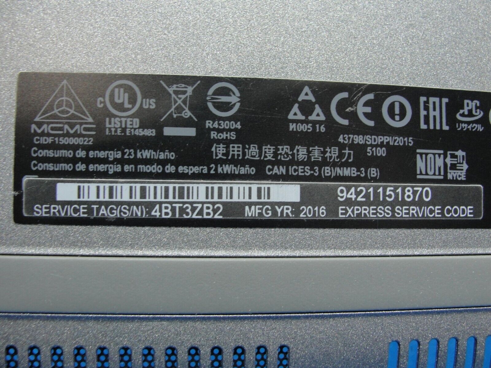 Dell Inspiron 15 5568 15.6