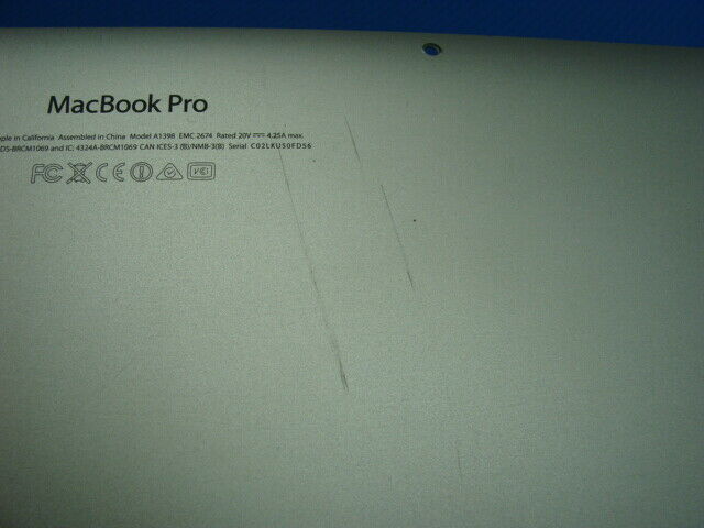 MacBook Pro A1398 ME293LL/A Late 2013 15