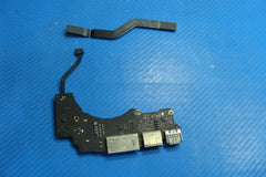 MacBook Pro A1502 13" 2015 MF841LL/A I/O Board w/Cables 661-02457 