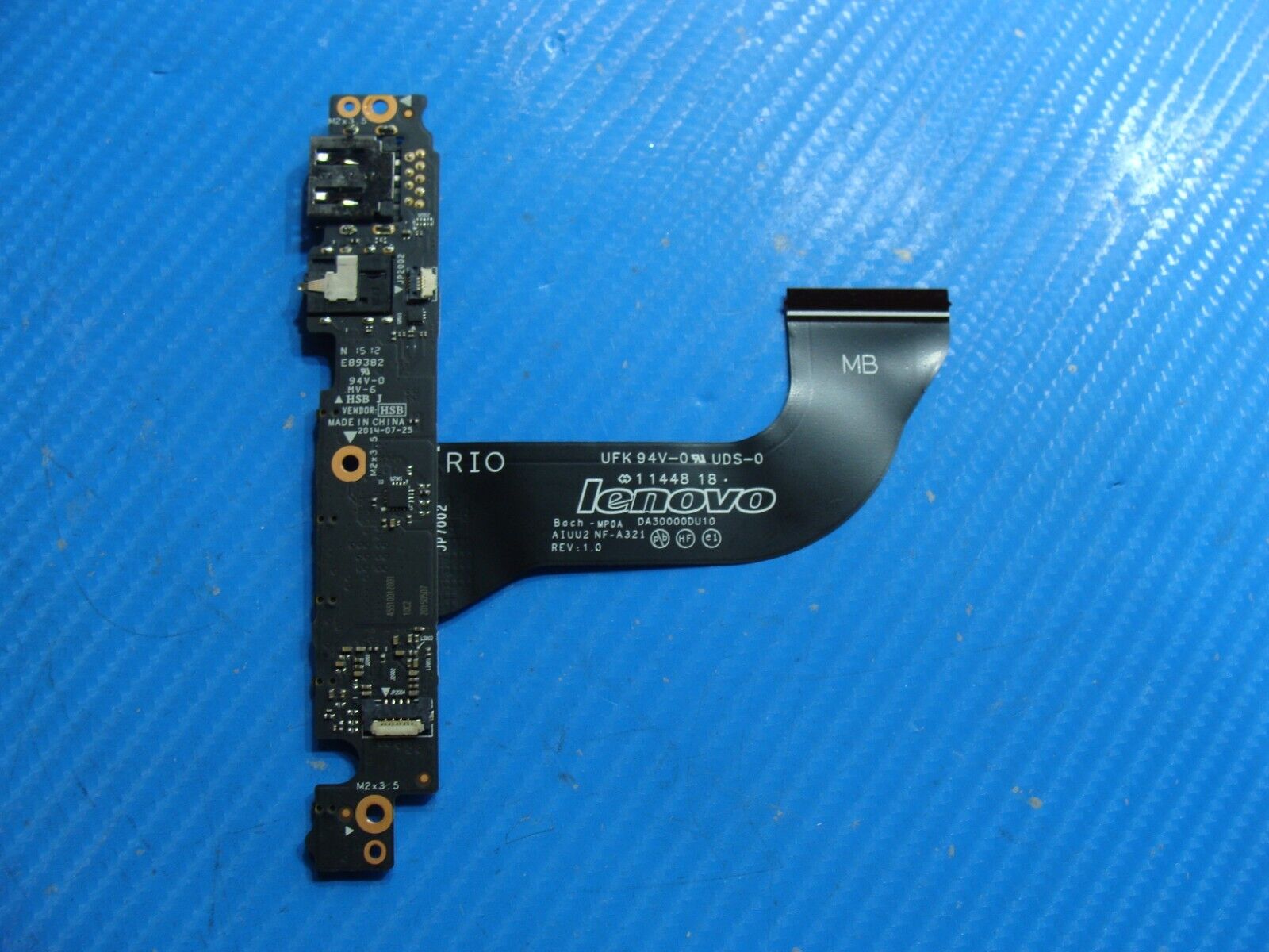 Lenovo Yoga 3 Pro 13.3” 1370 Genuine Laptop Audio USB Port Board w/Cable NS-A322