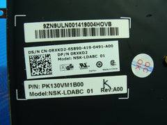 Dell Latitude E7240 12.5" Genuine US Keyboard RXKD2 PK130VM1B00 NSK-LDABC 