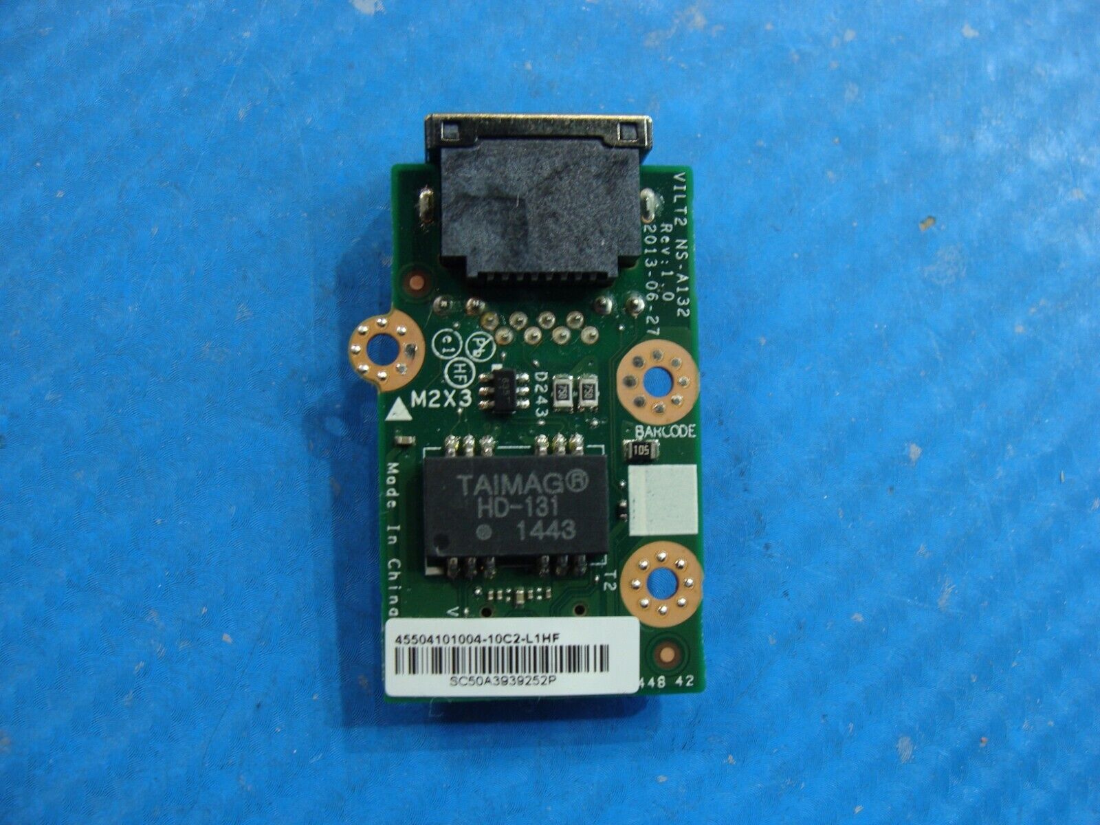 Lenovo ThinkPad 14 T440p Genuine Ethernet LAN Port Board NS-A132 45504101004