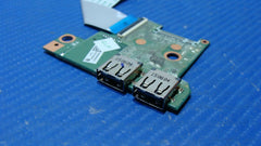 HP Chromebook 14" 14-X013DX OEM Dual USB Port Board w/ Cable 39Y09UB0010 GLP* HP