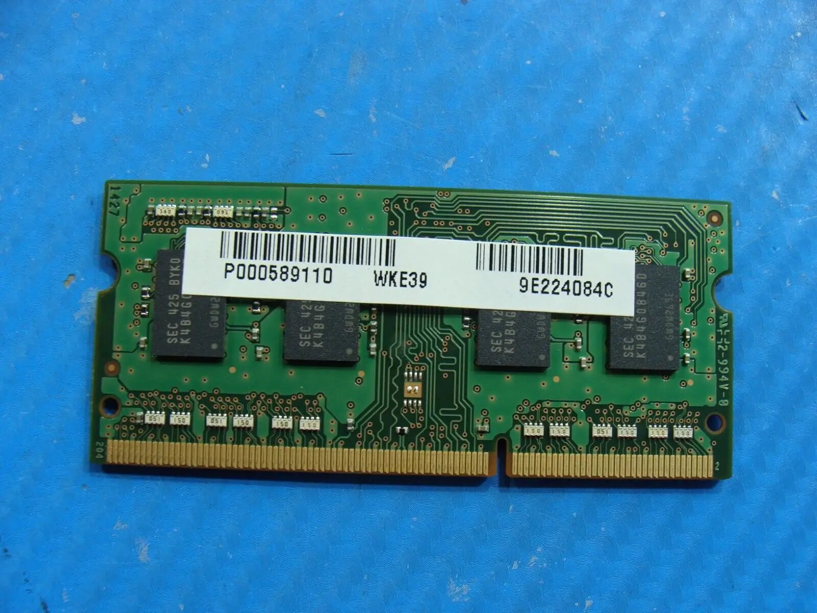 Toshiba  P55W-B5224 So-Dimm Samsung 4GB Memory RAM PC3L-12800S M471B5173DB0-YK0