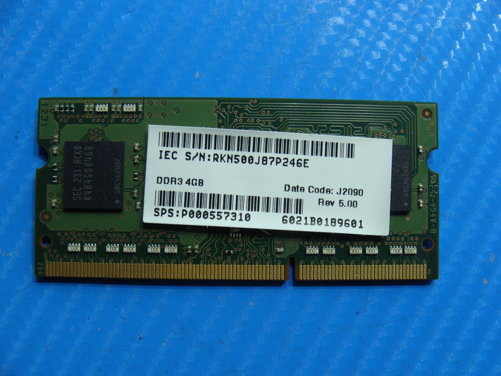 Toshiba L955-S5362 Samsung 4GB PC3-12800S SO-DIMM Memory RAM M471B5173BH0-CK0