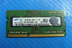 Dell 3552 So-Dimm Samsung 4Gb Memory pc3l-12800s-11-13-b4 m471b5173qh0-yk0