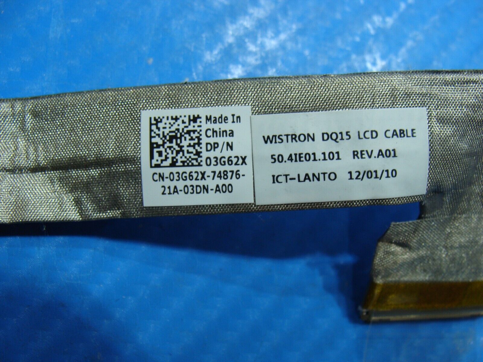 Dell Inspiron 15.6” 15R N5110 Genuine Laptop LCD Video Cable 3G62X 50.4IE01.101